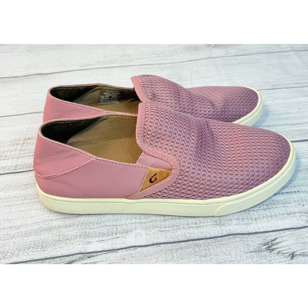 Olukai Pehuea Women's Knit Loafers Comfort Slip On Shoes Rose Pink Size 9 - Picture 5 of 9